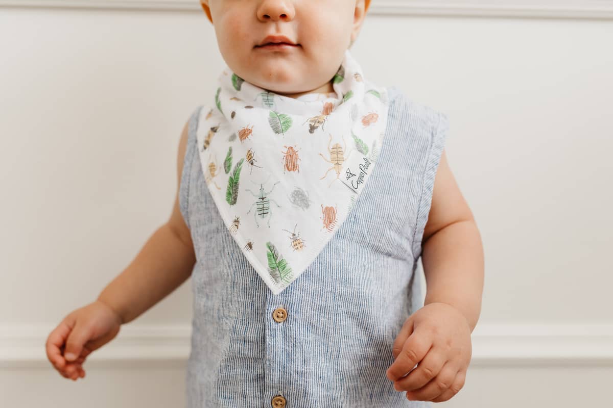 Peanut Baby Bandana Bib Set (4-pack)