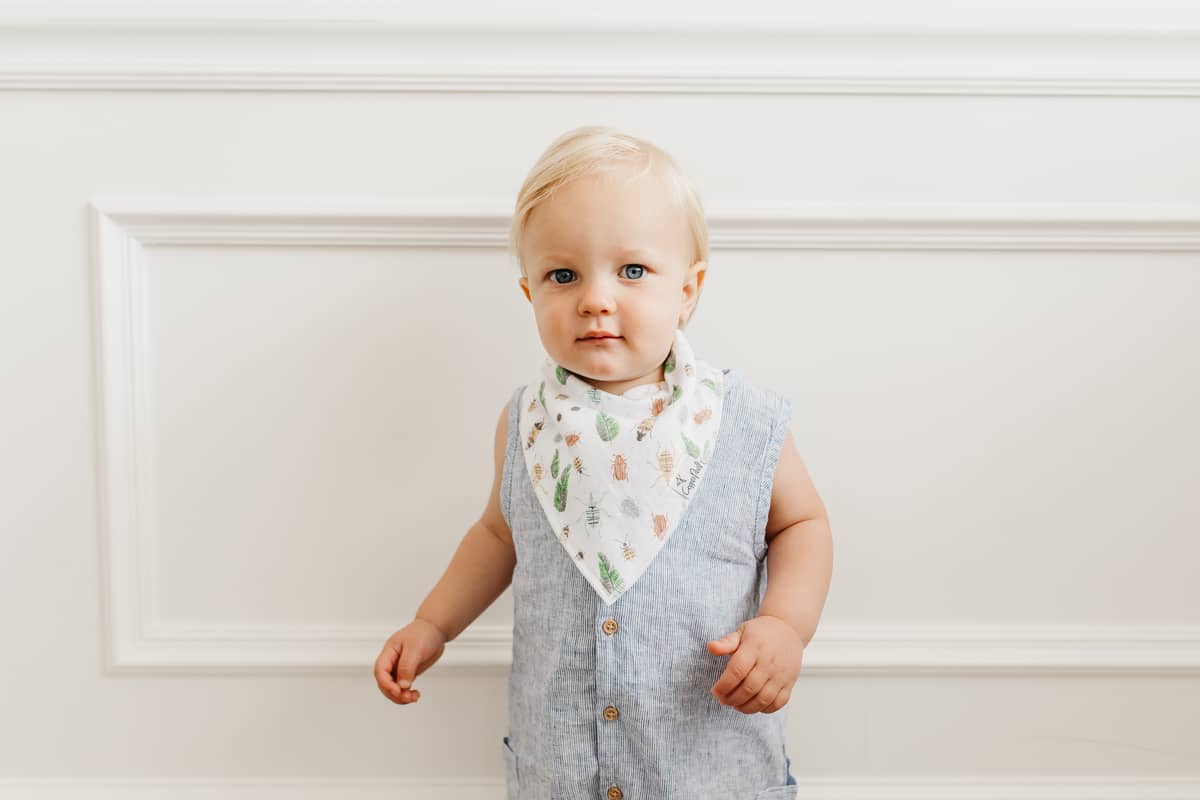 Peanut Baby Bandana Bib Set (4-pack)