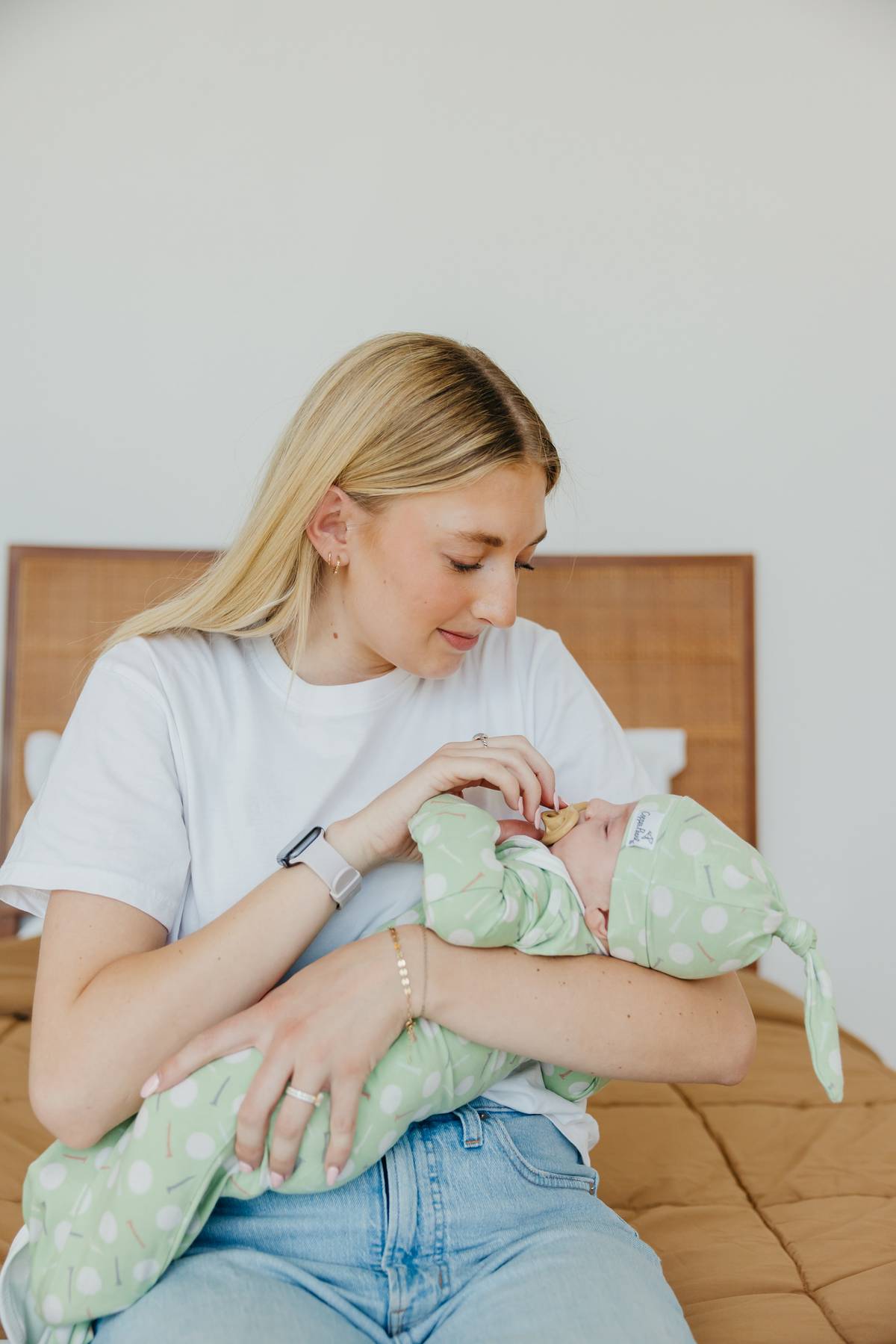 Bogeys Newborn Knotted Gown