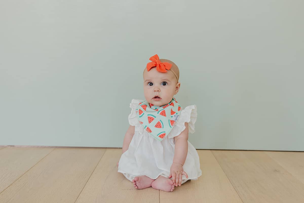 Clementine Bandana Bib Set (4-Pack)