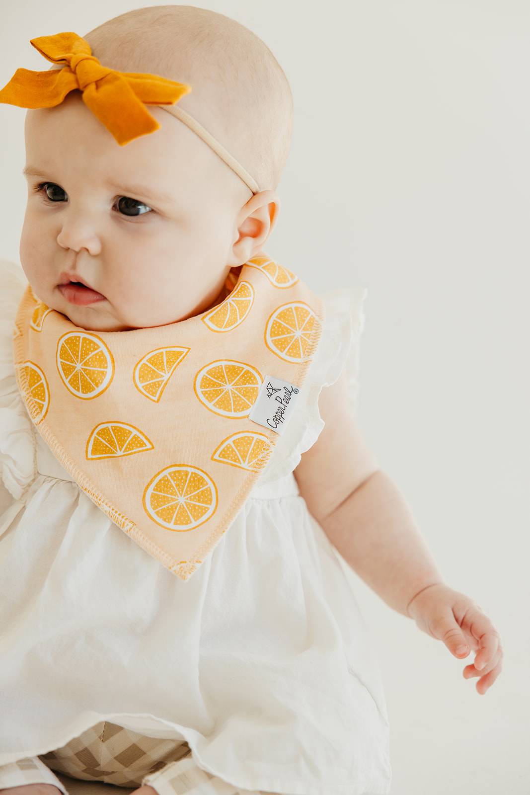 Clementine Bandana Bib Set (4-Pack)