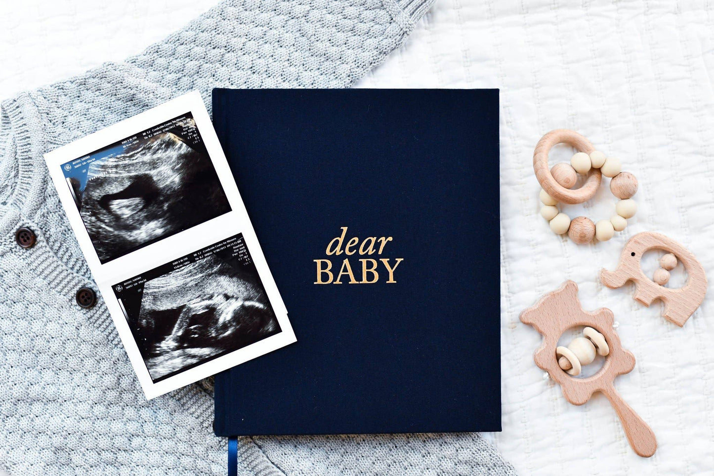 Dear Baby: A Pregnancy Prayer Journal & Memory Book for Moms: Ivory