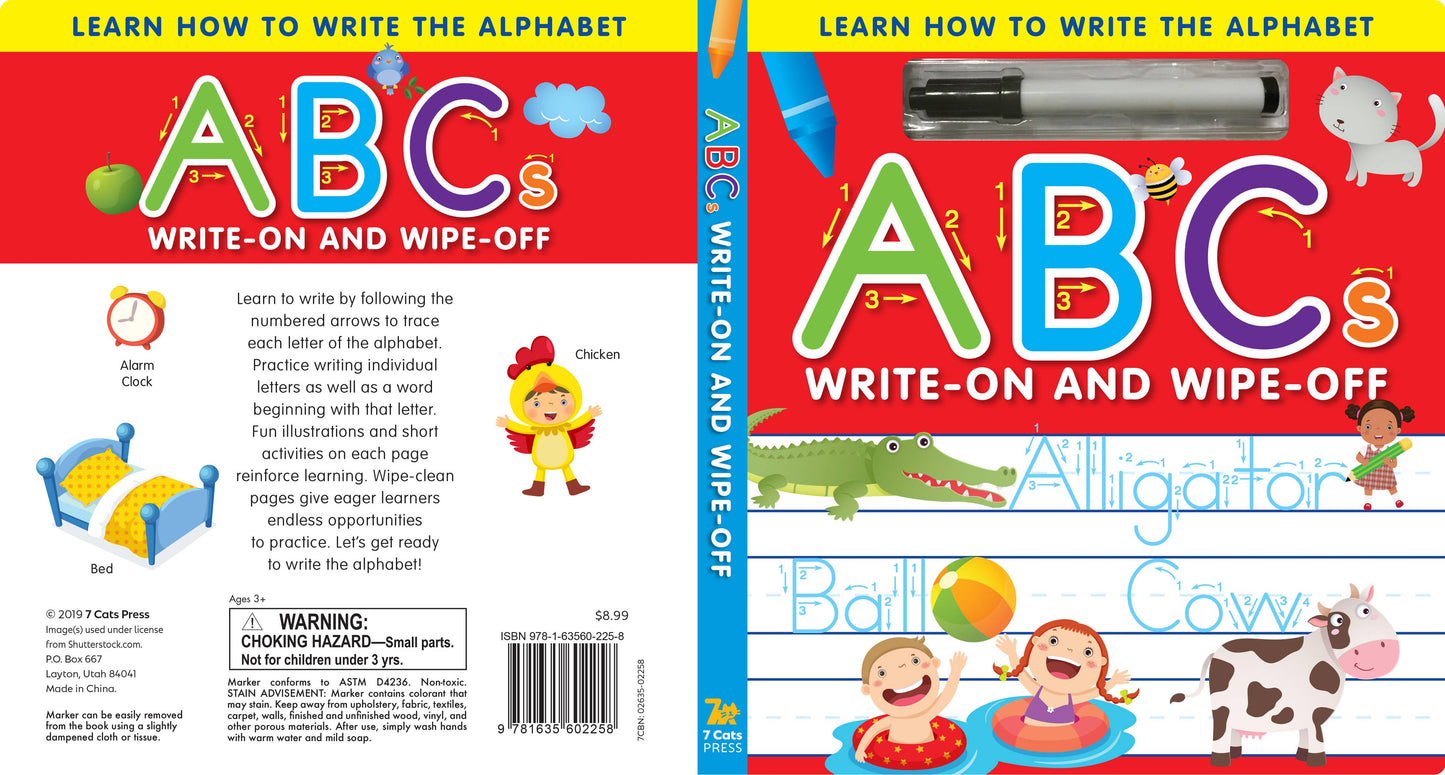 ABCs Write-On and Wipe-Off : Learn How to Write the Alphabet