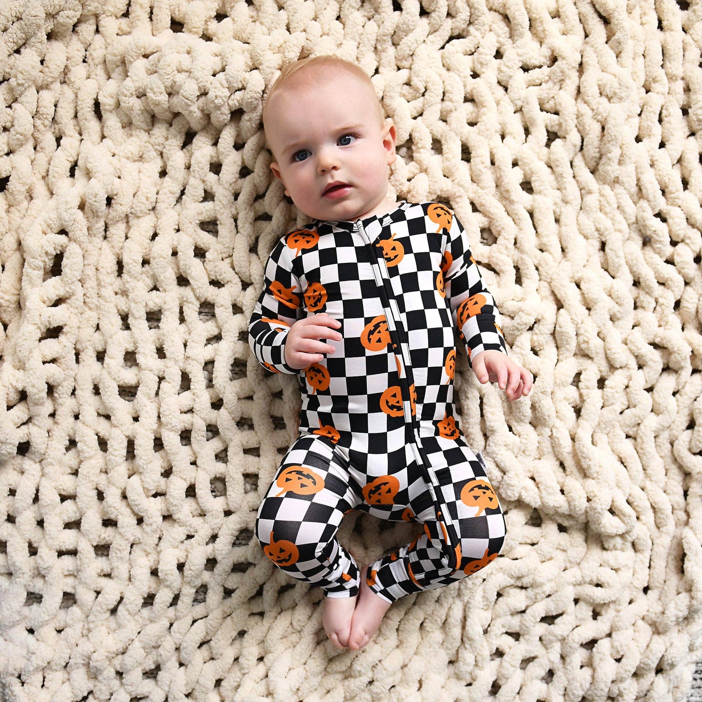 Merlin Pumpkin ZIP Bamboo Halloween Sleepies Little
