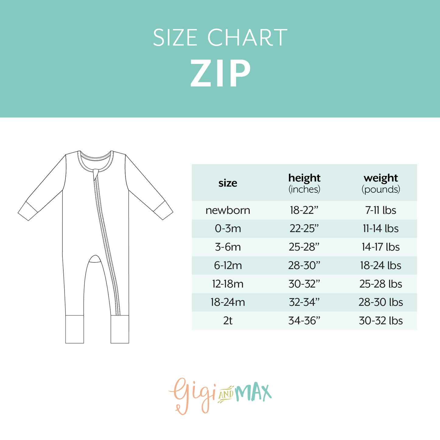 Axel ZIP Bamboo Sleepies Little Baby Outfit Bamboo