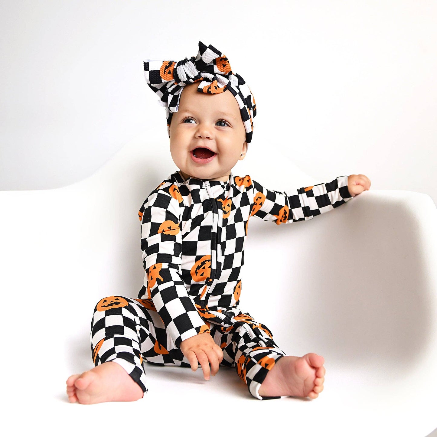 Merlin Pumpkin ZIP Bamboo Halloween Sleepies Little