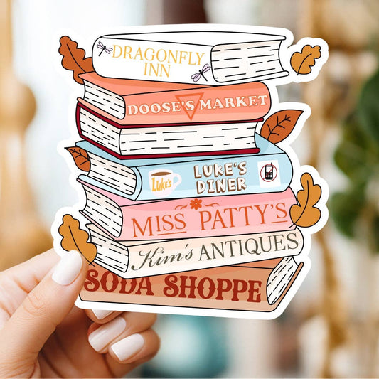 GG Book Stack Sticker