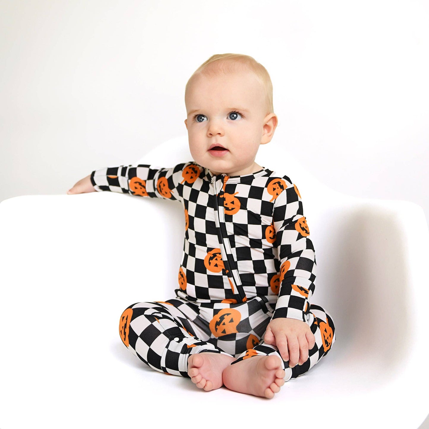 Merlin Pumpkin ZIP Bamboo Halloween Sleepies Little