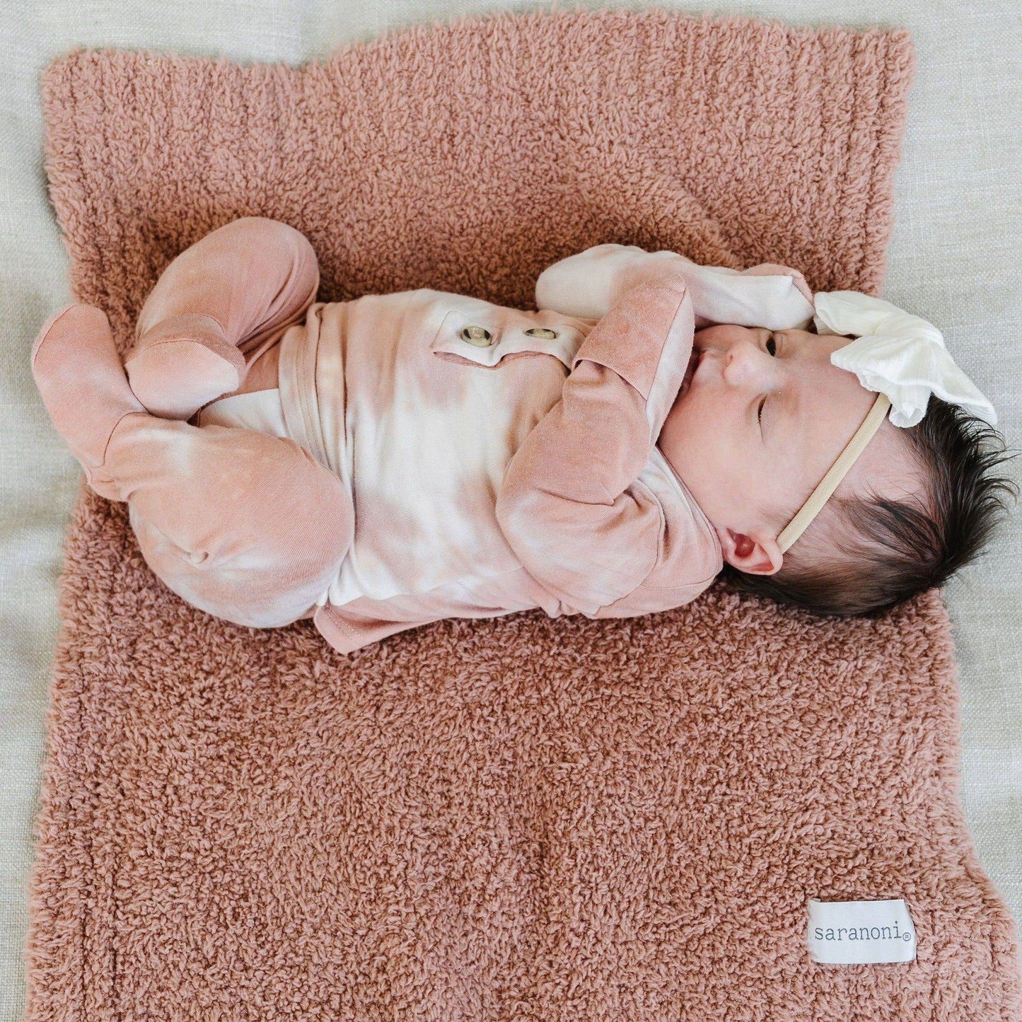 BAMBONI® MINI BLANKETS: Woodrose