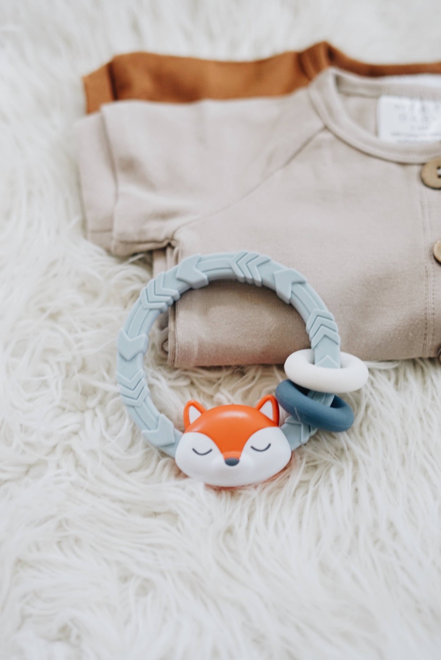 *NEW OPTION* Ritzy Rattle™ Silicone Teether Rattles: Cactus