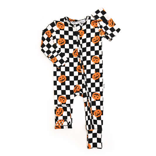 Merlin Pumpkin ZIP Bamboo Halloween Sleepies Little