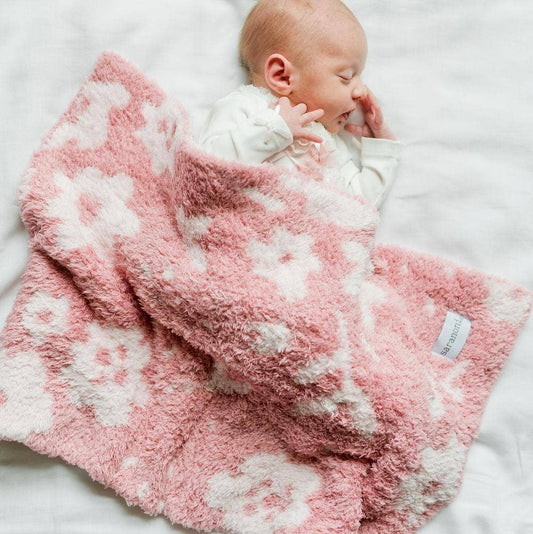 DOUBLE-LAYER BAMBONI® MINI BLANKETS: Petal Double Layer
