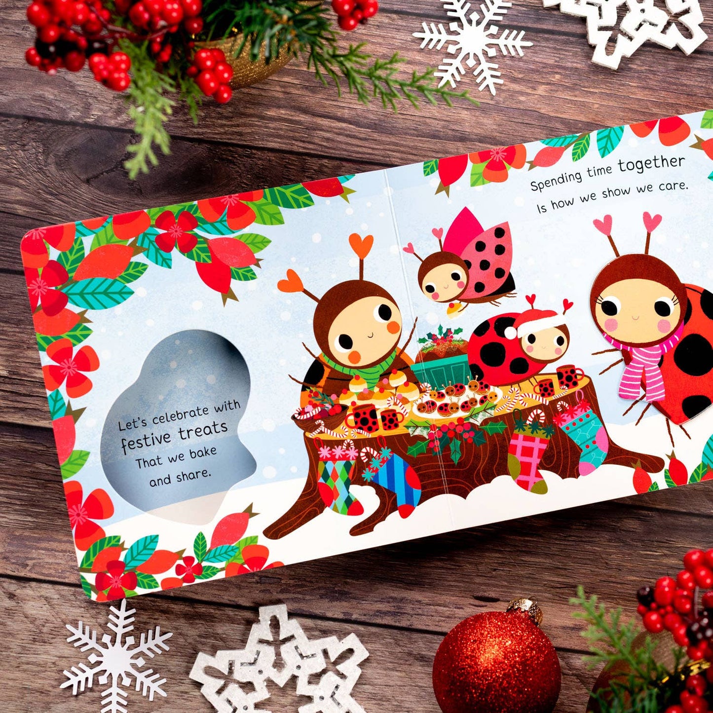Merry Christmas, My Little Cuddle Bug by Nicola Edwards: Board Books; 18 pages / English