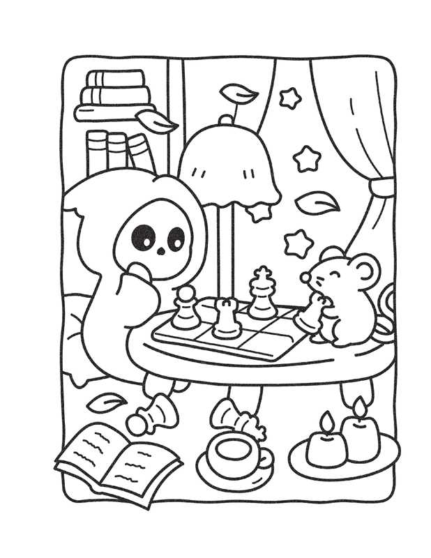 Cozy Nightmare Glow-in-the-Dark Coloring by Editors of Thunder Bay Press: Paperback; 80 pages / English