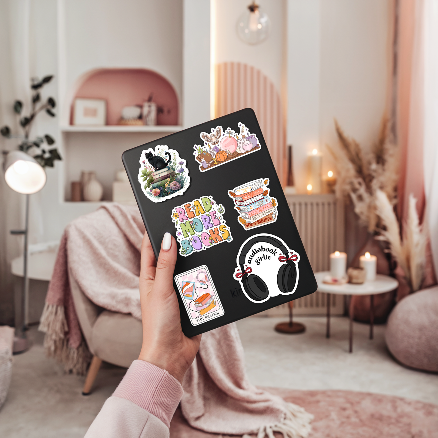 Audio Book Girlie Sticker