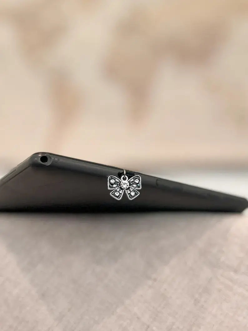 Black Bow Kindle Charm