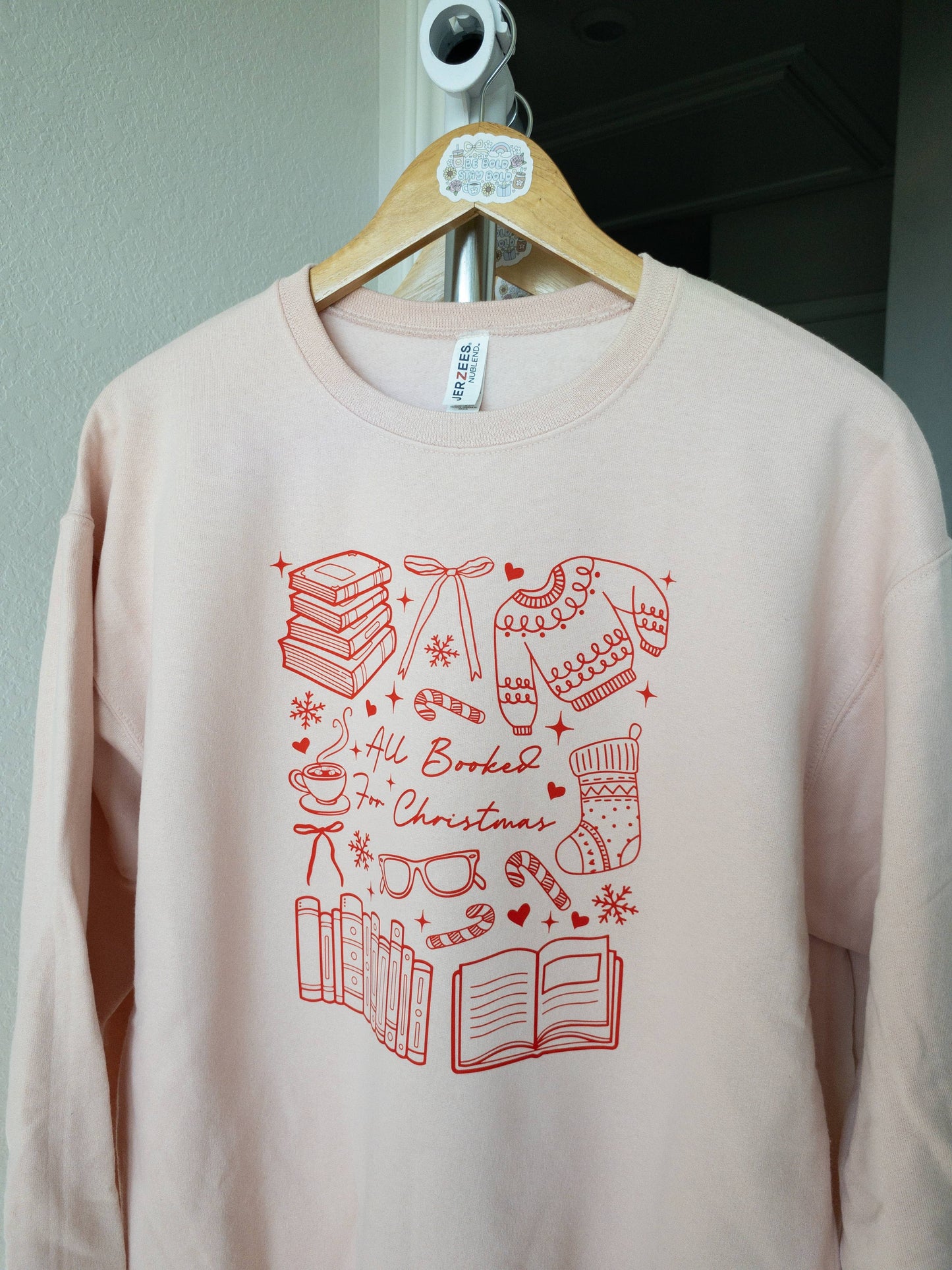 "All Booked for Christmas" Sweatshirt