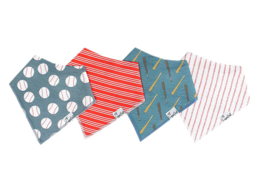 Slugger Bandana Bib Set (4-Pack)