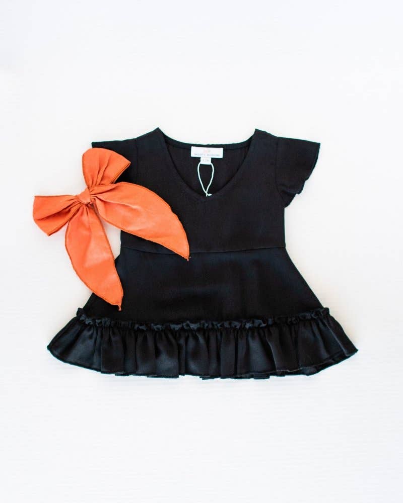 Mommy and Me Betsy Shorty Dress - Black
