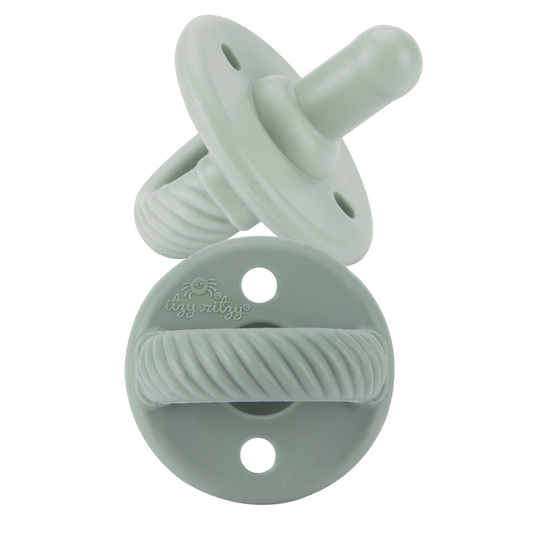 Sweetie Soother™ Pacifier Sets (2-pack): Agave + Succulent Cables