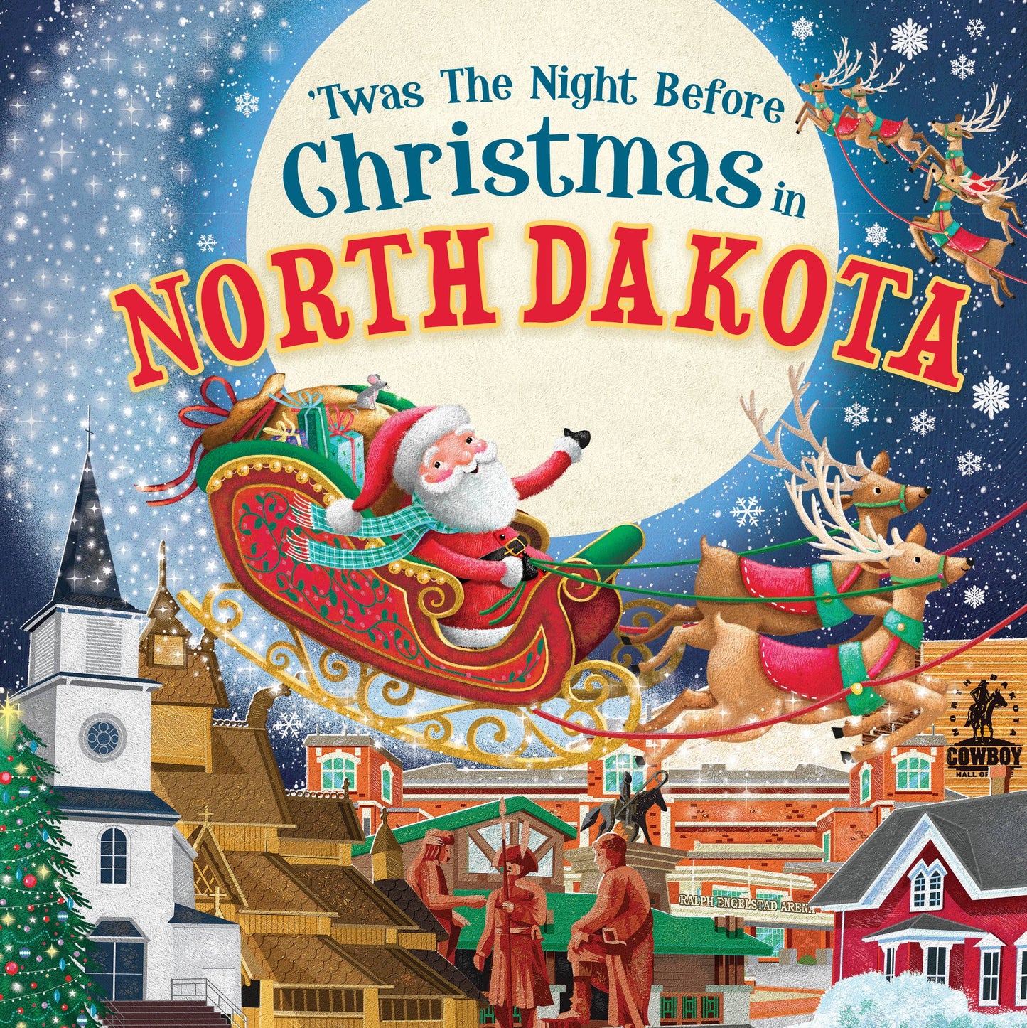 'Twas the Night Before Christmas in North Dakota (HC)