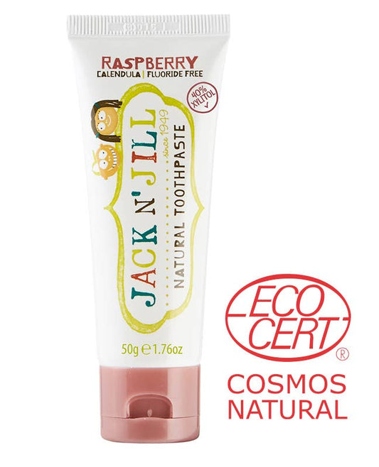 Raspberry Jack N Jill Natural Toothpaste