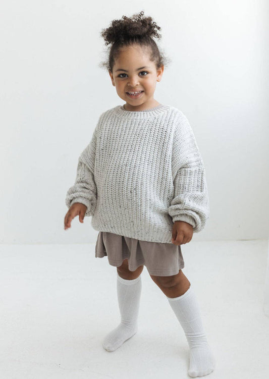 Chunky Knit Sweater | Neutral Sprinkles