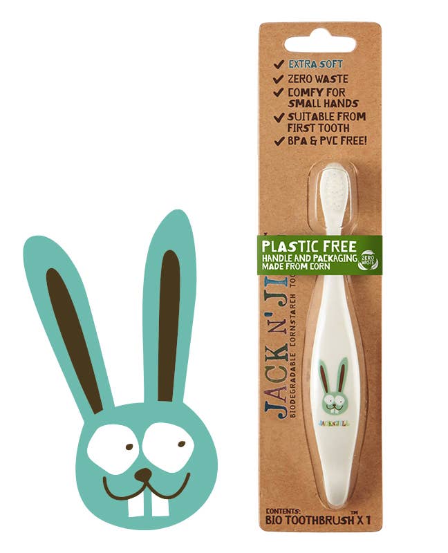 Bunny Jack N Jill Bio Toothbrush