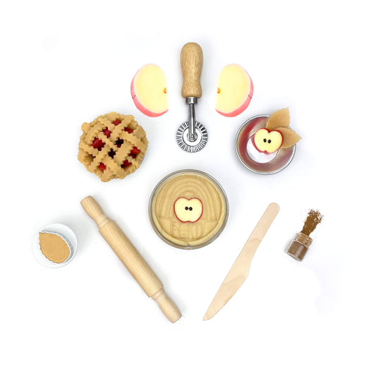 Apple Pie Sensory Play Dough Play Kit